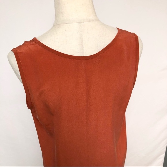 Everlane The Clean Silk Sleeveless Dress Sz 6 - Picture 9 of 12